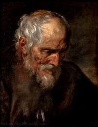 Van Dyck, Portrait of an Old Man, Capodimonte Museum, Naples, Italy