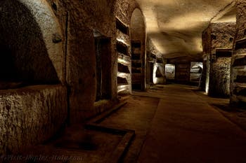 The Catacombs of San Gennaro in Naples, Italy