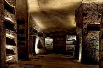 The Catacombs of San Gennaro in Naples, Italy