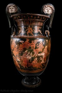 Volute Krater, Orpheus enchanting the Thracians with his music, Galleria d’Italia Zevallos, Naples, Italy