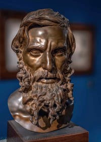 Vincenzo Gemito, Head of a Philosopher, Galleria d’Italia Zevallos, Naples, Italy