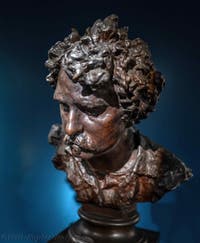 Vincenzo Gemito, Portrait of the painter Mariano Fortuny y Marsal, Gallerie d’Italia Zevallos, Naples, Italy