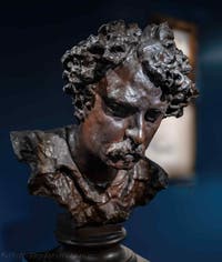 Vincenzo Gemito, Portrait of the painter Mariano Fortuny, Galleria d’Italia Zevallos in Naples, Italy