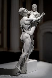 Jago, Ajax and Cassandra, the Jago Museum in Naples, Italy