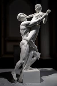 Jago, Ajax and Cassandra, the Jago Museum in Naples, Italy