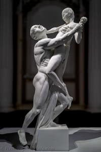 Jago, Ajax and Cassandra, the Jago Museum in Naples, Italy
