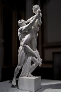 Jago, Ajax and Cassandra, the Jago Museum in Naples, Italy