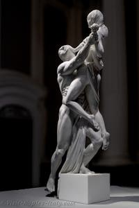 Jago, Ajax and Cassandra, the Jago Museum in Naples, Italy