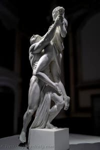 Jago, Ajax and Cassandra, the Jago Museum in Naples, Italy
