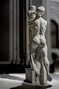 Jago, Ajax and Cassandra, the Jago Museum in Naples, Italy