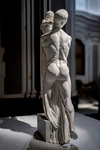 Jago, Ajax and Cassandra, the Jago Museum in Naples, Italy