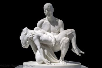 Jago, Pietà, the Jago Museum in Naples, Italy