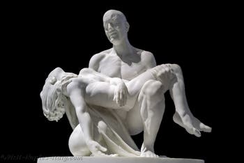 Jago, Pietà, the Jago Museum in Naples, Italy