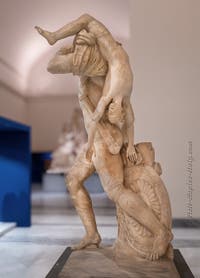 Achilles and Troilus, Farnese Collection, Archaeological Museum of Naples, Italy