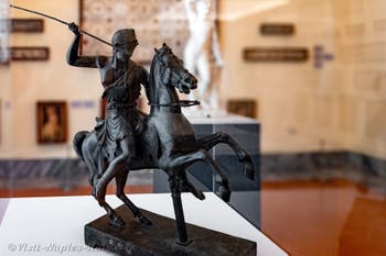 Amazon on horseback, Herculaneum, Archaeological Museum of Naples, Italy