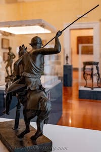 Amazon on horseback, Herculaneum, Archaeological Museum of Naples, Italy