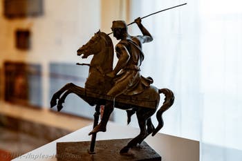 Amazon on horseback, Herculaneum, Archaeological Museum of Naples, Italy