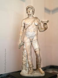 Antinous-Bacchus, Farnese Collection, Archaeological Museum of Naples, Italy