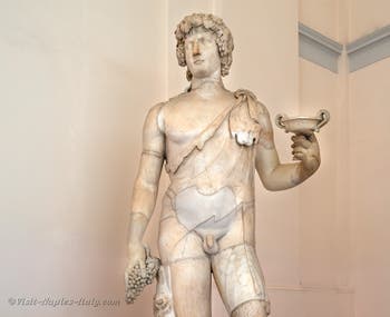 Antinous-Bacchus, Farnese Collection, Archaeological Museum of Naples, Italy