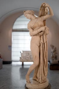 Aphrodite Venus Callipyge, the Aphrodite with the beautiful buttocks, Farnese Collection, Archaeological Museum of Naples, Italy