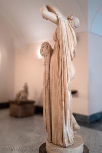 Aphrodite Venus Callipyge, the Aphrodite with the beautiful buttocks, Farnese Collection, Archaeological Museum of Naples, Italy