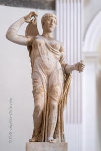 Aphrodite (Louvre type), Archaeological Museum of Naples, Italy
