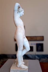 Apollo Hermafroditus with a quiver, Pompeii, Archaeological Museum of Naples, Italy