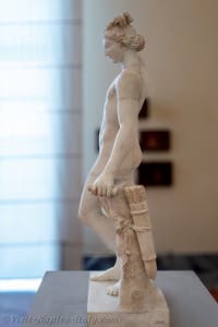 Apollo Hermafroditus with a quiver, Pompeii, Archaeological Museum of Naples, Italy