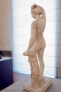 Apollo Hermafroditus with a quiver, Pompeii, Archaeological Museum of Naples, Italy