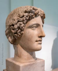 Head of Apollo (Cassel type), Farnese Collection, Archaeological Museum of Naples, Italy