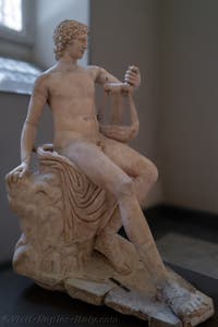 Apollo Ludovisi with a lyre, Farnese Collection, Archaeological Museum of Naples, Italy