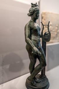 Apollo with a lyre, House of Apollo, Pompeii, Archaeological Museum of Naples, Italy