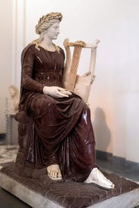 Apollo seated with a lyre, Farnese Collection, Archaeological Museum of Naples, Italy