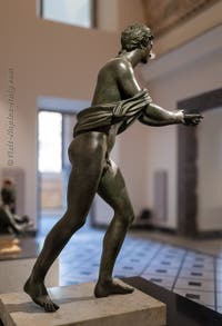 Apollo shooting an arrow, Temple of Apollo, Pompeii, Archaeological Museum of Naples, Italy