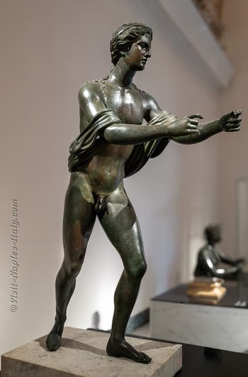 Apollo shooting an arrow, Temple of Apollo, Pompeii, Archaeological Museum of Naples, Italy
