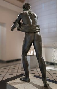 Apollo shooting an arrow, Temple of Apollo, Pompeii, Archaeological Museum of Naples, Italy