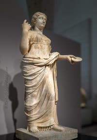 Artemis of the Lanarca type, Baia, Archaeological Museum of Naples, Italy
