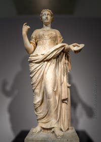 Artemis of the Lanarca type, Baia, Archaeological Museum of Naples, Italy