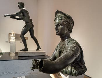 Artemis drawing her bow, Temple of Apollo, Pompeii, Archaeological Museum of Naples, Italy