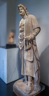 Asclepius, Temple of Aesculapius, Pompeii, Archaeological Museum of Naples, Italy