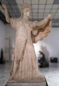 Athena Promachos, Villa dei Papiri, Herculaneum, Archaeological Museum of Naples, Italy