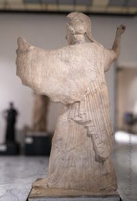 Athena Promachos, Villa dei Papiri, Herculaneum, Archaeological Museum of Naples, Italy