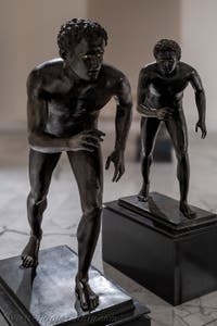 Runners, Villa dei Papiri, Herculaneum, Archaeological Museum of Naples in Italy