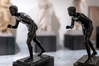 Runners, Villa dei Papiri, Herculaneum, Archaeological Museum of Naples in Italy