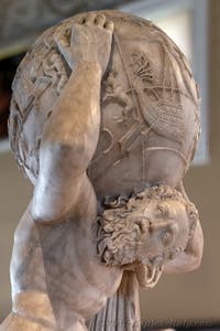 Atlas, Farnese Collection, Archaeological Museum of Naples, Italy