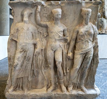 Tiberius’s pedestal depicting the cities of Philadelphia, Tmolus and Cyme, Archaeological Museum of Naples, Italy