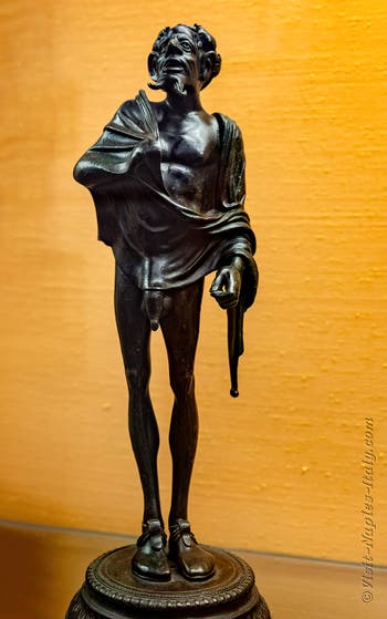 Satirical statuette of a Cynic philosopher, Pompeii, Erotic Cabinet, Archaeological Museum of Naples