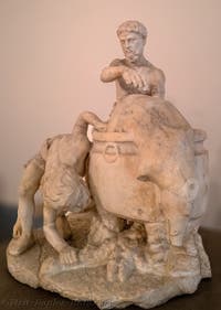 The Cooking of the Wild Boar, Pompeii, Farnese Collection, Archaeological Museum of Naples, Italy