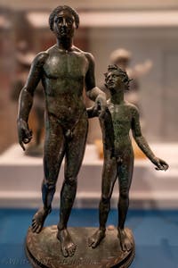 Dionysus and Ampelos, House of Pansa, Pompeii, Archaeological Museum of Naples, Italy