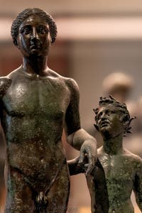Dionysus and Ampelos, House of Pansa, Pompeii, Archaeological Museum of Naples, Italy